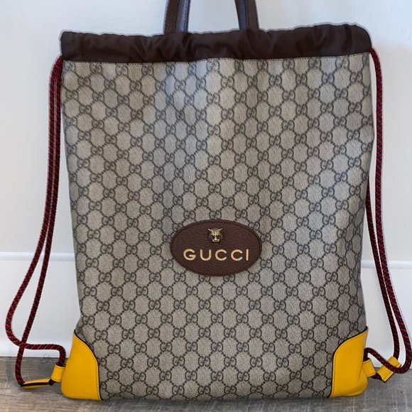 GUCCI Neo GUCCI Drawstring Backpack - Picture 6 of 8